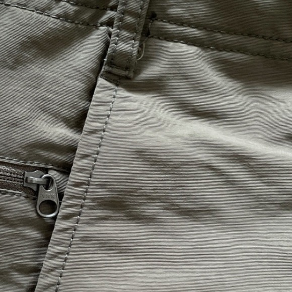 The North Face Mens 36 Convertible Hiking Pants Olive Green Zip Off Belted - Picture 6 of 9